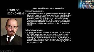 The Influence of Economism Syndicalism amp Imperialism Part 1 [upl. by Glenine169]