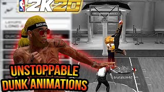 BEST UNBLOCKABLE DUNK PACKAGES LINEUP in NBA 2K20 [upl. by Belda]