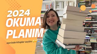 2024 Okuma Planım  Devasa kalın 21 kitap seçtim🫠 [upl. by Oicaroh]