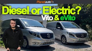 Mercedes Benz Vito amp eVito  Diesel or Electric Van [upl. by Andel]