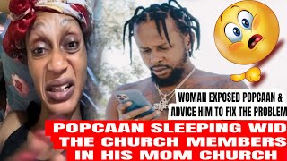 POPCAAN SLEPING WID THE CHURCH MEMBERS IN HIS MOM CHURCH Lady Speaks Out [upl. by Ieppet49]