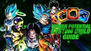 HOW TO BUILD HIDDEN POTENTIAL GUIDE LR INT ANDROID 17 TEAM UNIVERSE 7 DBZ Dokkan Battle [upl. by Pollak]