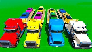 Voitures les camions en Couleurs pour Enfants Dessin Animé et Comptines Bébé Français 133  cfk tv [upl. by Jansson]