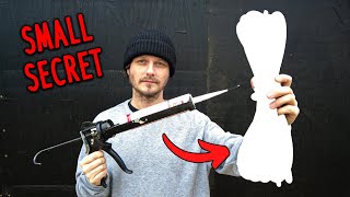 The Simple Secret to Filling Large Gaps with Caulk or Silicone Sealant [upl. by Rame]