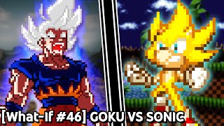 WhatIf 46 Goku VS Sonic  The Final Fight  Part 1 [upl. by Arracot]