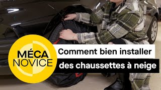 Tuto  comment bien mettre des chaussettes à neige [upl. by Derayne]