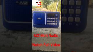 MZ mini FM radio 📻 Best bluetooth speaker and radio under 300radio fmradio tech bluetoothspeaker [upl. by Kirat]