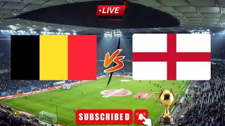 Belgium U19 vs England U19 UEFA European U19 football championship live football match [upl. by Chelsae]