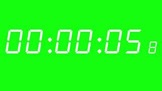 Green screen timer stopwatch [upl. by Kahle401]