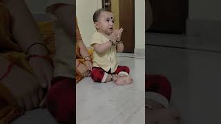 Vittala Vittala panduranga Vittala pandurang vitthal cutebaby prayer [upl. by Bixler868]