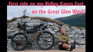 First ride on my Ridley Kanzo Fast On the Great Glen Way in Scotland [upl. by Oswal]