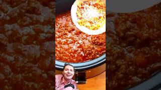 Italian ragu sauce recipe SlowCookingFireplace Upcoming shorts [upl. by Nywles]