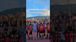 NocerinaGravina 21 rossoneri primi in classifica in Serie D girone H la festa della capolista [upl. by Irv]