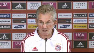 PK Jupp Heynckes zur Champions League Auslosung [upl. by Ermey]