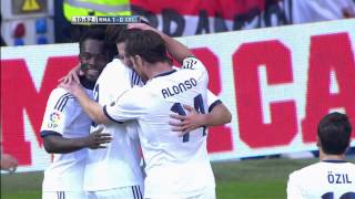 La Liga  Golazo de Higuaín 10 en el Real Madrid  Celta de Vigo  20102012  J8 [upl. by Haral933]