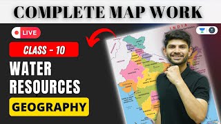 Class 10  Water Resources  Complete Map Work  Geography  Digraj Singh Rajput  Class 10 [upl. by Cath]