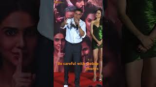 Akshay Kumar warns against over usage of mobile phones shorts [upl. by Oates]