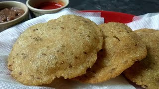 Rice flour Poori  Poori recipe  Indian Poori recipe  how to make rice flour Poori recipe [upl. by Adeline501]