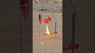 Crazy Experiment On Dewali Rocket 🚀 🤯 shorts experiment [upl. by Yevette878]