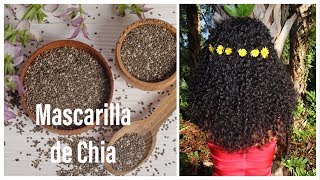 MASCARILLA HUMECTANTE DE CHIA PARA TODO TIPO DE CABELLO  MOISTURIZING CHIA SEEDS HAIR MASK [upl. by Obadiah249]