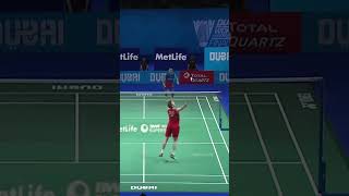 Lee Chong Weis unbelievable save against Axelsen shorts badminton leechongwei viktoraxelsen [upl. by Dickerson370]