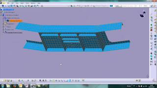 ImportExport a readyrun Nastran aerostructure tiebox model in CATIA V5 through the plugin FMU [upl. by Foulk]