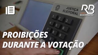 O que é permitido e proibido durante a votação  Eleições 2024 [upl. by Marylou825]