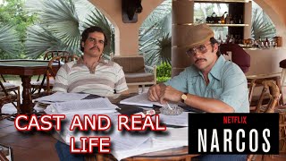 NARCOS 🇨🇴 CAST AND REAL LIFE PART 1 [upl. by Pillsbury662]