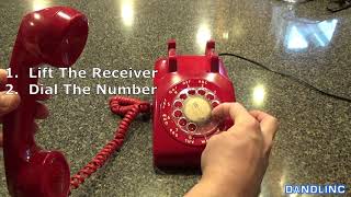 How To Dial a ROTARY TELEPHONE a guide for Generation Z amp Late Millenialsreally [upl. by Amri]