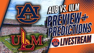 Predictions for Auburn vs LouisianaMonroe  PREVIEW STATS and SCORE [upl. by Nylassej]