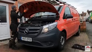 2017 Mercedes Benz Vito 109 CDI 16L Diesel Clutch Replacement [upl. by Swor]