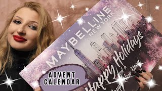 Advent Calendar Maybelline  Unboxing  2022  2023 [upl. by Eri]