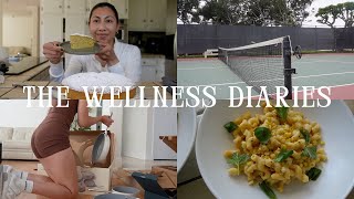 Playing more tennis  Nontoxic cookware unboxing  Orange olive oil cake and recipe testing bts [upl. by Sheryle]