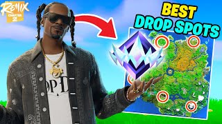 The BEST DROP SPOTS for RANKED Chapter 2 REMIX [upl. by Nipahc]