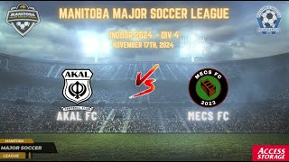 November 17th WSF Div 4 Akal FC vs Mecs FC [upl. by Encratis]