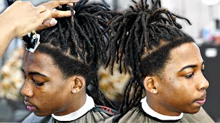 NEW GEMS 2024 HAIRCUT TUTORIAL MID TAPER DREADS 4K [upl. by Conni]