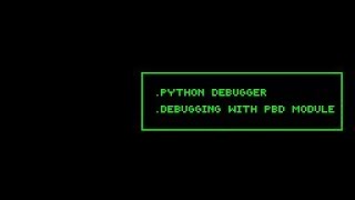 Python Debugger amp Debugging with pdb module Hata Ayıklama [upl. by Marley]