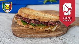 CHEF IN CAMICIA Panino con salame e brie  LIDL Italia [upl. by Narol]