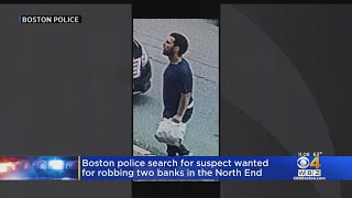 Police Search For Bank Robbery Suspect In Boston [upl. by Manchester283]