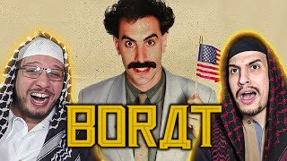 BORAT 2006  FIRST TIME WATCHING  MOVIE REACTION  Arab Muslim Brothers Reaction [upl. by Aneej]