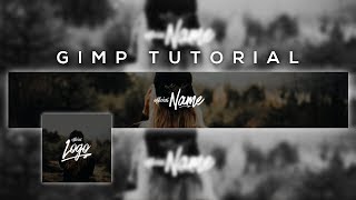 Designs mit GIMP erstellen Banner  Profilbild Tutorial  dieserPhoenix [upl. by Eillime903]