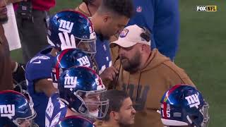 Giants players argue on the sidelines with Brian Daboll [upl. by Janka]