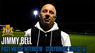 Stalybridge Celtic 10 Clitheroe  Jimmy Bell Post Match Interview [upl. by Mur]