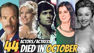 44 Beloved Actors Who Passed Away in October 2024 [upl. by Gerardo]