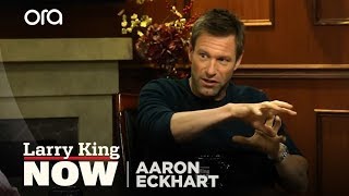 Aaron Eckhart On Working With Heath Ledger In quotThe Dark Knightquot  Larry King Now [upl. by Cloe]