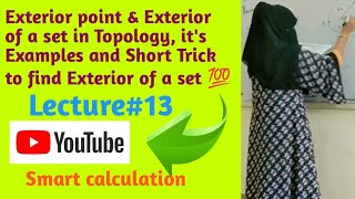 Topology  Exterior point in Topology  Exterior of a set in Topology Functional analysis [upl. by Russian]