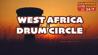 Djembe West African amp Drum Circle Drumming 247 Live Radio [upl. by Rusticus]