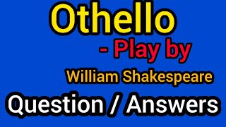 Othello By William Shakespeare  Question  Answer in UrduHindi [upl. by Christoforo]