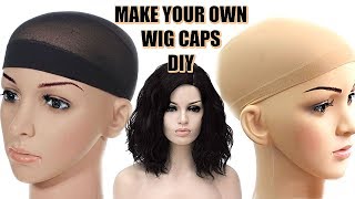 DIY I Made My Own Wig Caps EASY TUTORIAL Great for Cosplay Wigs [upl. by Amil732]