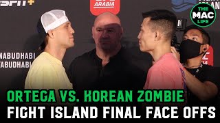 UFC Fight Island 6 Brian Ortega vs Korean Zombie Final Face Off [upl. by Renata959]